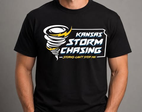 Kansas Storm Chasing Shirt Big Logo