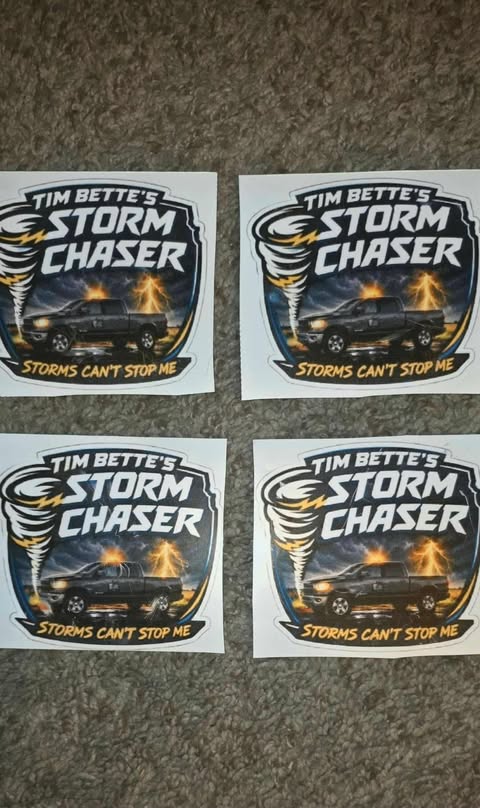 Tim Bette's Storm Chaser Stickers